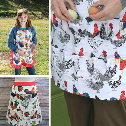 Multi-pocket Egg Collection Apron To Prevent Egg Breakage, Egg Gathering Apron With Multiple Pockets